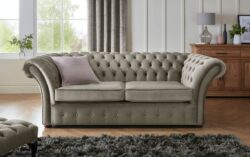 Chesterfield Beaumont 3 Seater Sofa Malta Putty 09