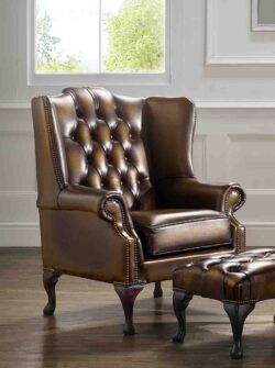 Chesterfield Classic Carlton Armchair Flat Wing