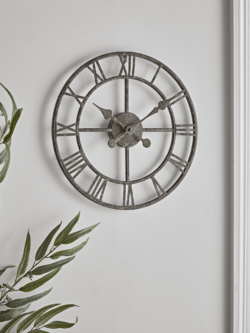Distressed Cut Out Clock