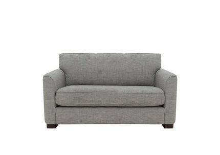 Elora Fabric Snuggle Chair - Warm Grey