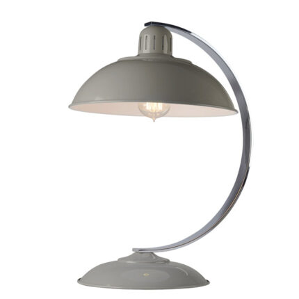 Elstead Franklin 1 Light Table Lamp Tarpaulin Grey