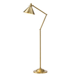 Elstead Provence 1 Light Floor Lamp Aged Brass