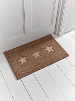 Embossed Stars Doormat