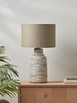 Etched Dotted Table Lamp