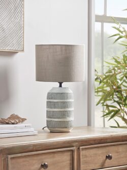 Etched Table Lamp