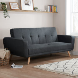 Farrow - 3 Seater Sofa Bed - Grey - Fabric
