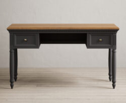 Francis Oak and Charcoal Grey Painted Dressing Table