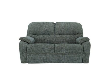 G Plan - Mistral 2 Seater Fabric Sofa - No Recliner - Waffle Marine