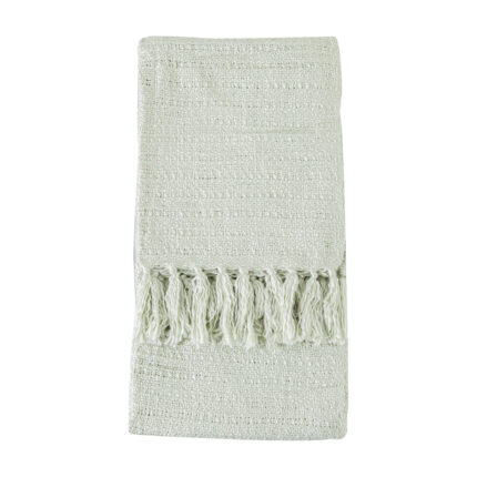Gallery Interiors Acrylic Textured Throw in Green