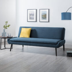 Gaudi - Linen 3 Seater Sofa Bed - Blue - Linen