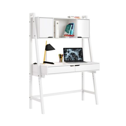 Kidsaw Trestle Work Station Desk-White (TWSDW)