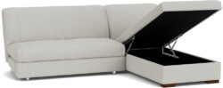 Launceston 3.5 Seater Storage Chaise No Arms Sofa Bed