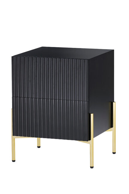 Lexington Black Bedside Table