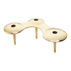 Liang & Eimil Golden Pools Candle Holder Brass