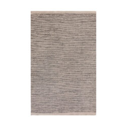 Libra Midnight Mayfair Collection - Oakridge Hand Woven Wool Rug in Ivory & Charcoal 160x230cm