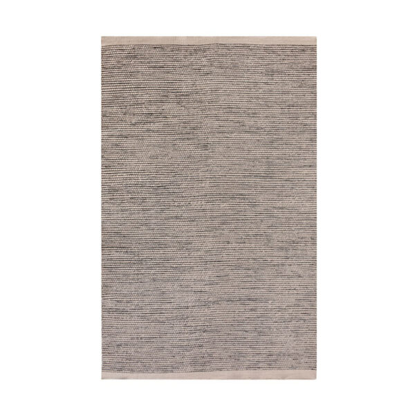 Libra Midnight Mayfair Collection - Oakridge Hand Woven Wool Rug in Ivory & Charcoal 160x230cm