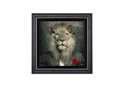 Lion Mafia Framed Landscape Wall Art