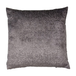 Malini Burnt Velvet Cushion in Silver - 56 x 56cm