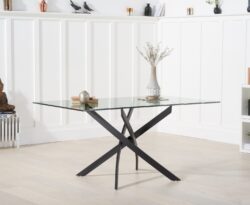 Mara 160cm Glass Dining Table