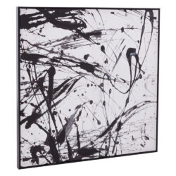 Olivia's Black And White Abstract Wall Art