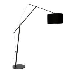 Olivia's Nordic Living Collection - Thore Floor Lamp in Black