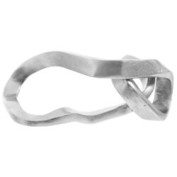 Olivia's Paget Large Knot Sculpture in Silver