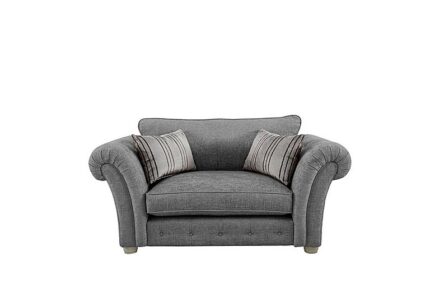 Oyster Bay Fabric Classic Back Snuggler - Enzo Platinum/Lime