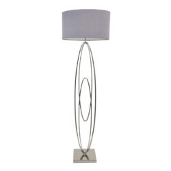 RV Astley Oval Floor Lamp Rings Nickel