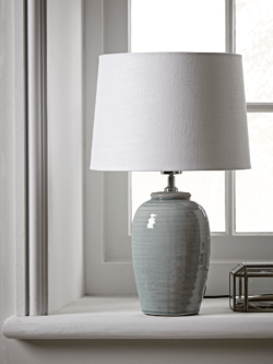 Ribbed Crackle Glaze Table Lamp
