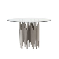 Rubell Silver Dining Table