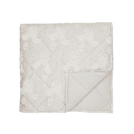 Sanderson Bedding Ashbee Quilted Throw Kingsize, Cashmere