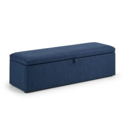 Sorrento - Linen Blanket Box - Blue - Linen