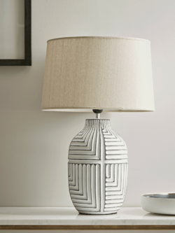Textured Abstract Table Lamp