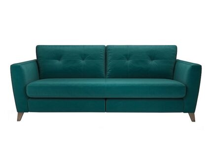 The Lounge Co. - Hermione 4 Seater Fabric Sofa - Dragoneye