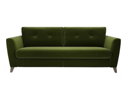 The Lounge Co. - Hermione 4 Seater Fabric Sofa - Woodland Moss