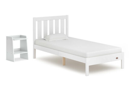 Tidy Single Bed with Neat Bedside Table