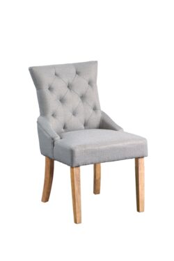Torino Herringbone Grey Dining Chair