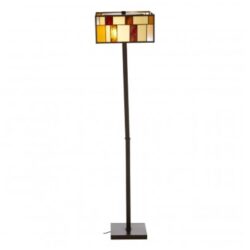 Waldron Square Floor Lamp In Bronze Tone