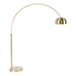Zuiver Metal Bow Floor Lamp In Brass / Brass