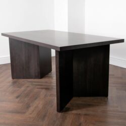 Ascot Wooden Dining Table In Espresso Walnut