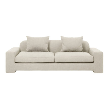 Broste Copenhagen Bay 3-Seater Sofa in Light Beige