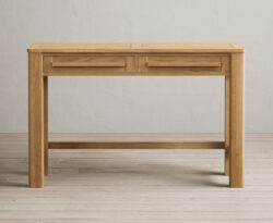 Eclipse Solid Oak Dressing Table / Compact Desk