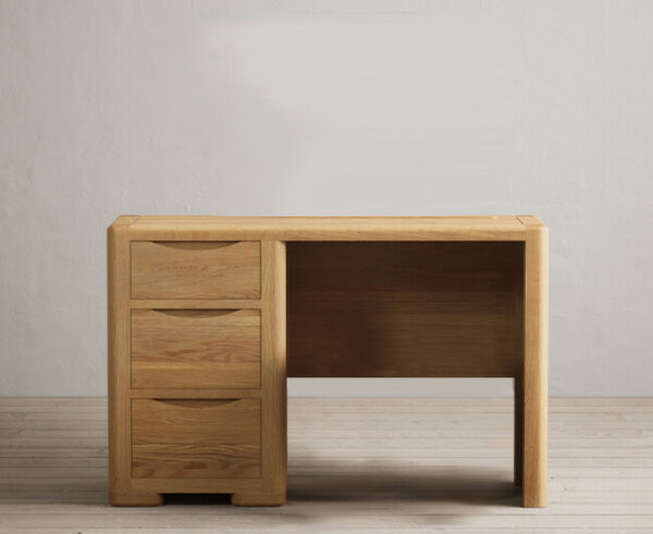 Harper Solid Oak Dressing Table / Compact Desk