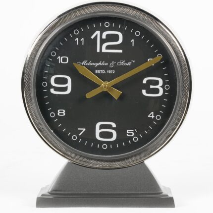 Libra Interiors Aviation Mantel Clock / Small