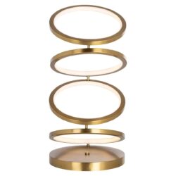 Richmond Interiors Jaimin Table Lamp in Brushed Gold