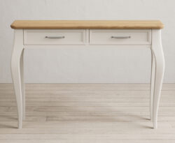 Chateau Oak and Soft White Painted Dressing Table