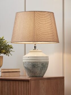 Dipped Glaze Table Lamp - Small
