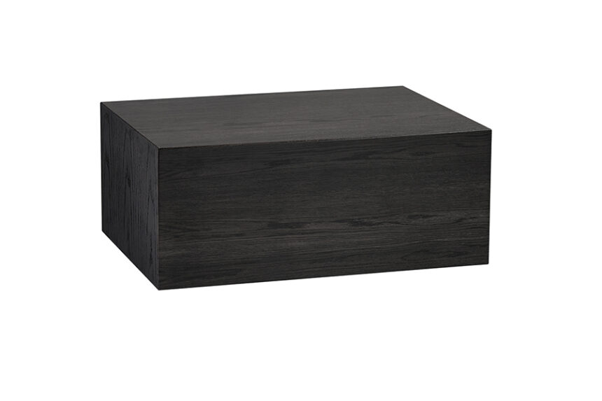 Inga Black Oak Floating Bedside Table Online in UK Buy Now