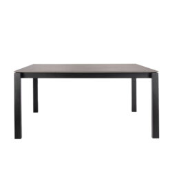 Corinna 6 Seat Dining Table Concrete effect - Black Legs