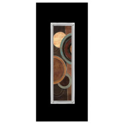 Agatiyo Framed Abstract Disc 1 Wall Art In Multi Coloured